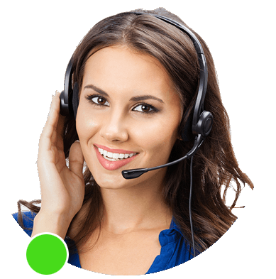 Friendly agent ready to help